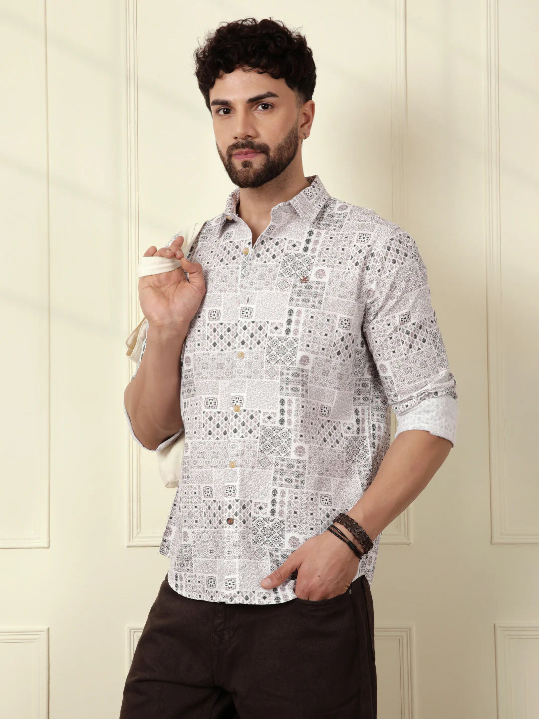 Abstract Patterns AOP Shirt | Off White