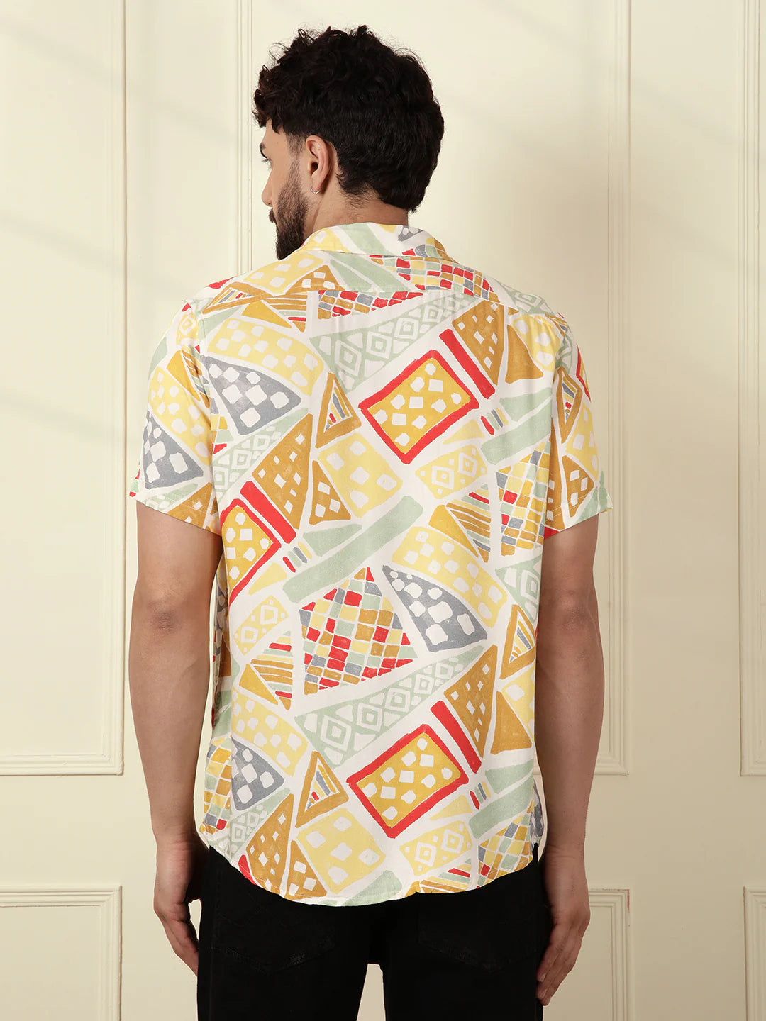 AOP Fluid Light Weight Viscose Shirt | Multicolour