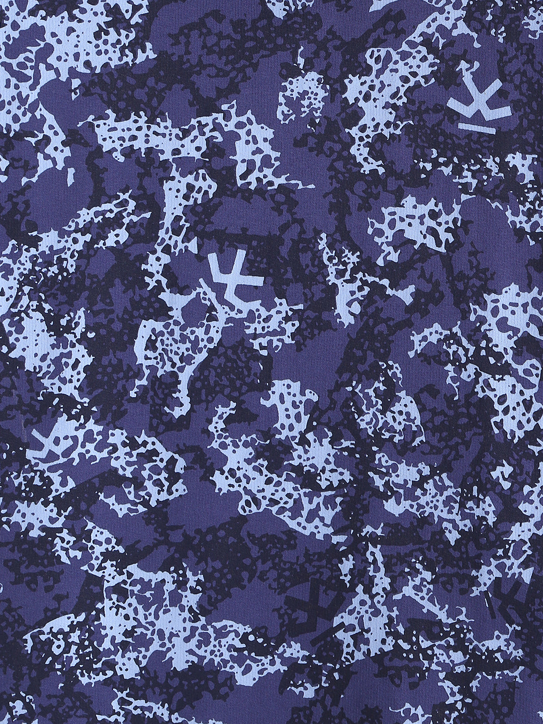 Abstract Oversized AOP T-Shirt | Navy