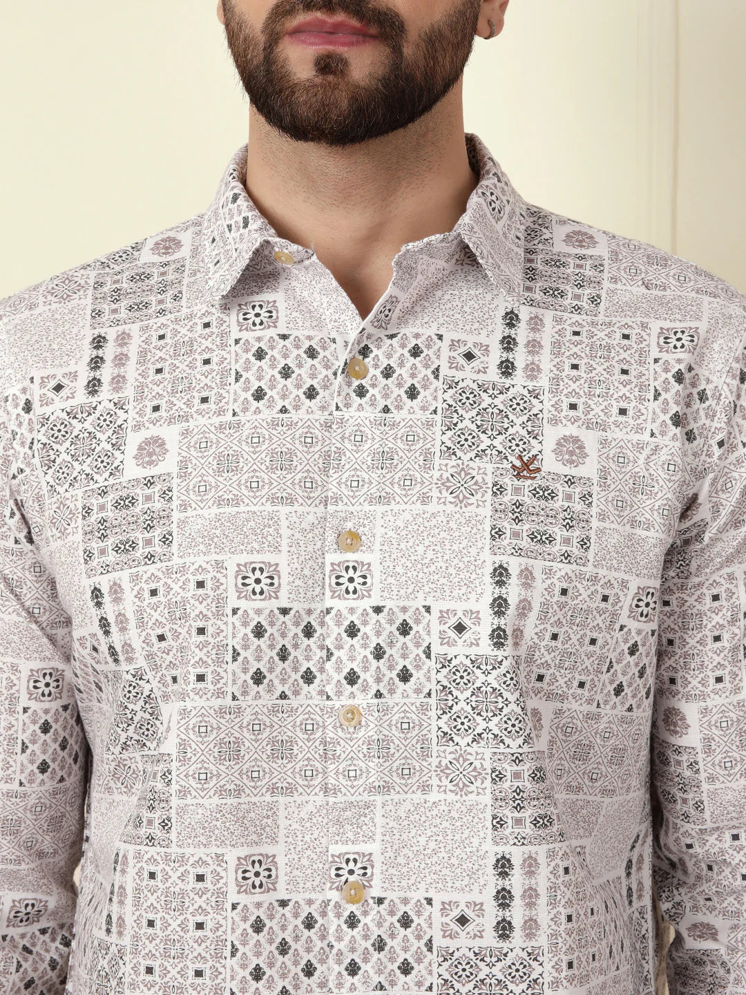 Abstract Patterns AOP Shirt | Off White