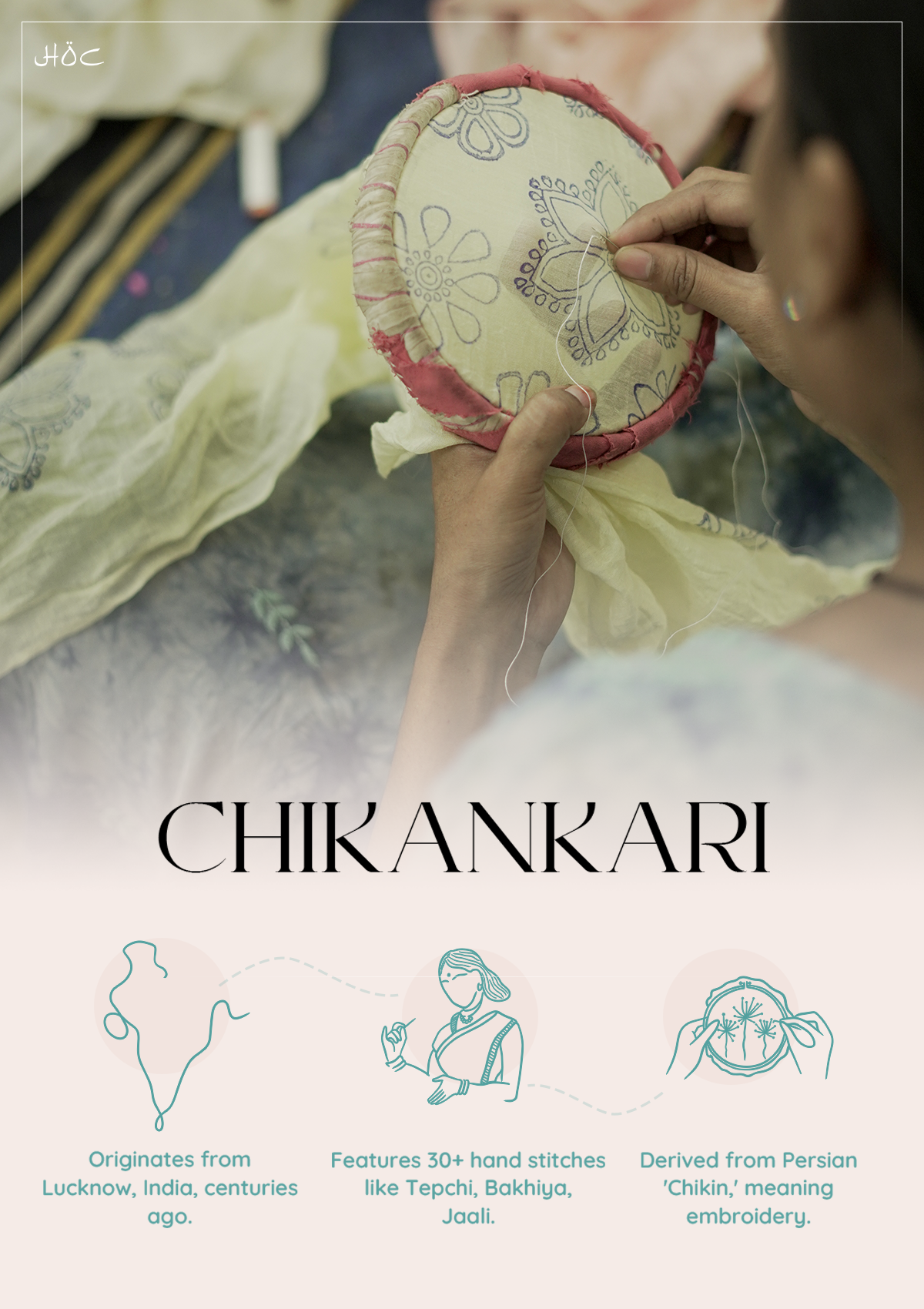 Aafna Chikankari Chanderi Straight Kurta Set with Inner