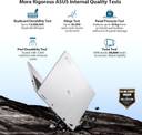 ASUS Chromebook Intel Celeron Dual Core N4500 - (4 GB/64 GB EMMC Storage/Chrome OS) CX1500CKA-NJ0393 Chromebook (15.6 Inch, Transparent Silver, 1.80 Kg)