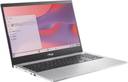 ASUS Chromebook Intel Celeron Dual Core N4500 - (4 GB/64 GB EMMC Storage/Chrome OS) CX1500CKA-NJ0393 Chromebook (15.6 Inch, Transparent Silver, 1.80 Kg)
