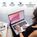ASUS Chromebook Intel Celeron Dual Core N4500 - (4 GB/64 GB EMMC Storage/Chrome OS) CX1500CKA-NJ0393 Chromebook (15.6 Inch, Transparent Silver, 1.80 Kg)