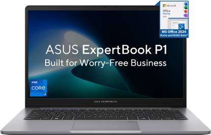 ASUS Expertbook P1 Intel Core i7 13th Gen 13620H Thin and Light Laptop