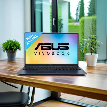 ASUS Vivobook 15, with Backlit Keyboard, Intel Core i3 12th Gen 1215U - (8 GB/512 GB SSD/Windows 11 Home) X1504ZA-NJ321WS Thin and Light Laptop (15.6 Inch, Quiet Blue, With MS Office)