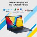 ASUS Vivobook 15 Intel Core i5 12th Gen 1235U - (8 GB/512 GB SSD/Windows 11 Home) X1504ZA-NJ521WS|X1504ZA-NJ520WS|X1504ZA-NJ528WS Thin and Light Laptop