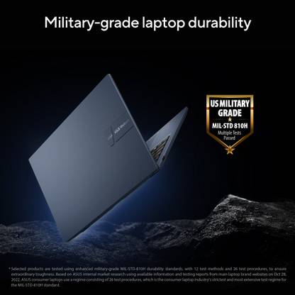 ASUS Vivobook 15, with Backlit Keyboard, Intel Core i3 12th Gen 1215U - (8 GB/512 GB SSD/Windows 11 Home) X1504ZA-NJ321WS Thin and Light Laptop (15.6 Inch, Quiet Blue, With MS Office)