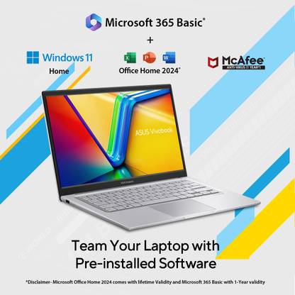 ASUS Vivobook 15 Intel Core i5 13th Gen 1335U - (16 GB/512 GB SSD/Windows 11 Home) X1504VA-NJ540WS Thin and Light Laptop