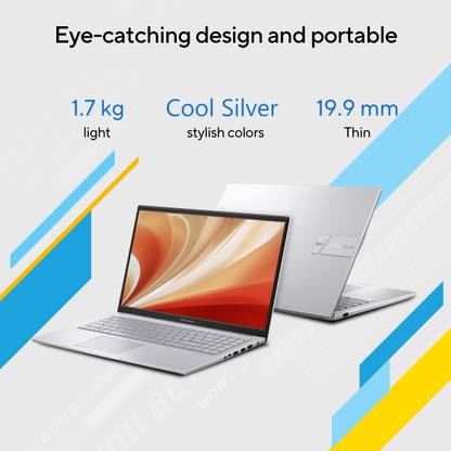 ASUS Vivobook 15 Intel Core i5 13th Gen 1335U - (16 GB/512 GB SSD/Windows 11 Home) X1504VA-NJ540WS Thin and Light Laptop