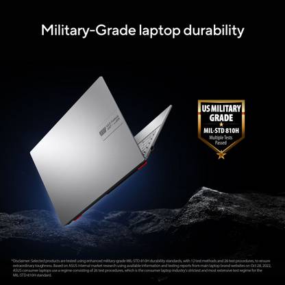 ASUS Vivobook Go 15 OLED AMD Ryzen 5 Quad Core 7520U - (8 GB/512 GB SSD/Windows 11 Home) E1504FA-LK521WS Thin and Light Laptop