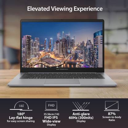 ASUS Expertbook P1 Intel Core i3 13th Gen 1315U - (16 GB/512 GB SSD/Windows 11 Home) P1403CVA-S60938WS Thin and Light Laptop