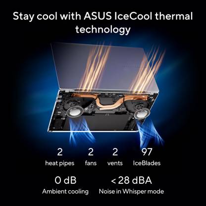 ASUS Vivobook S15 OLED Powered Copilot + PC, AI PC, Full Metal Body, Snapdragon X Elite - (16 GB/1 TB SSD/Windows 11 Home) S5507QAD-MA751WS Thin and Light Laptop
