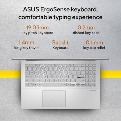 ASUS Vivobook Go 15 OLED AMD Ryzen 5 Quad Core 7520U - (8 GB/512 GB SSD/Windows 11 Home) E1504FA-LK521WS Thin and Light Laptop