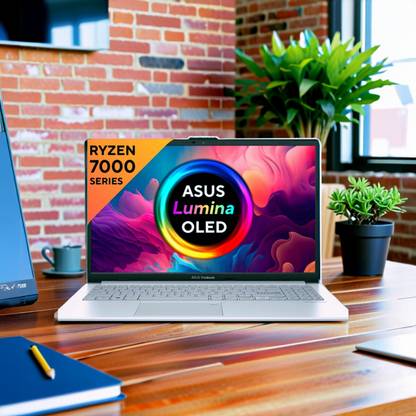 ASUS Vivobook Go 15 OLED AMD Ryzen 5 Quad Core 7520U - (8 GB/512 GB SSD/Windows 11 Home) E1504FA-LK521WS Thin and Light Laptop