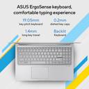 ASUS Vivobook 15, with Backlit Keyboard, Intel Core i5 12th Gen 1235U - (16 GB/512 GB SSD/Windows 11 Home) X1504ZA-NJ540WS|X1504ZA-NJ542WS Thin and Light Laptop (15.6 Inch, Cool Silver, 1.70 Kg, With MS Office)