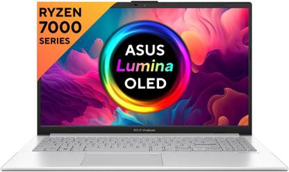 ASUS Vivobook Go 15 OLED AMD Ryzen 3 Quad Core 7320U - (8 GB/512 GB SSD/Windows 11 Home) E1504FA-LK321WS Thin and Light Laptop