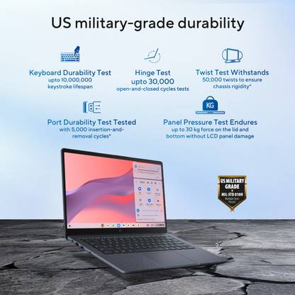 ASUS Chromebook CX14 Intel Celeron Dual Core N4500 - (4 GB/64 GB EMMC Storage/Chrome OS) CX1405CKA-NK0154 Chromebook