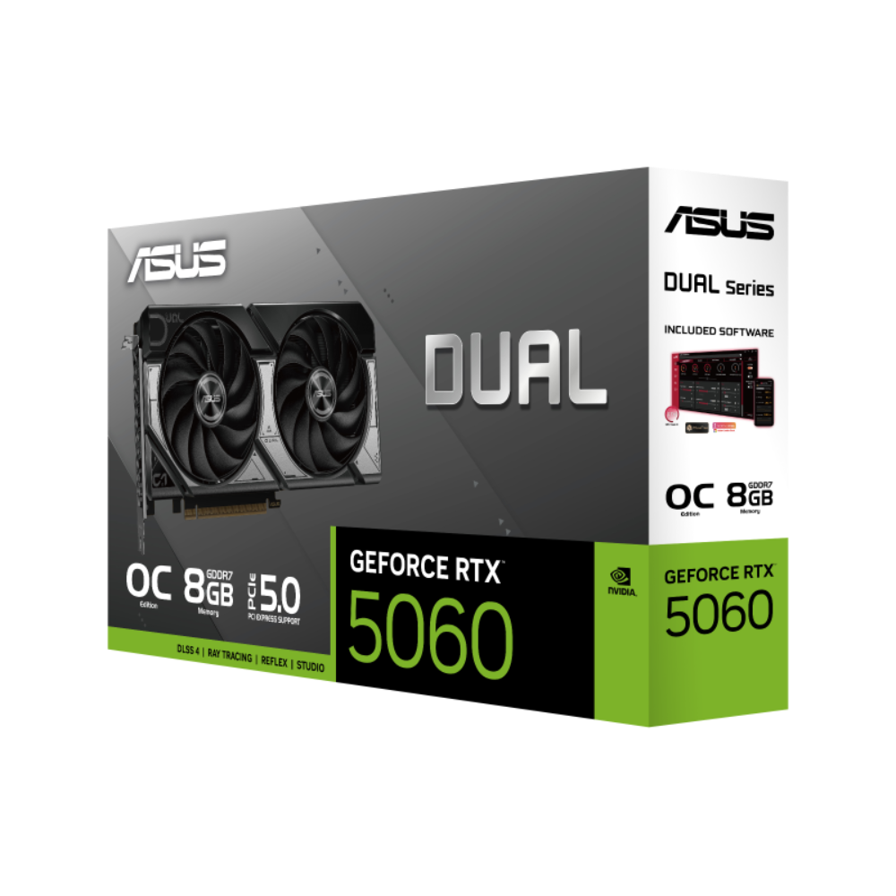 ASUS Dual GeForce RTX 5060 OC 8GB Nvidia Graphic Card